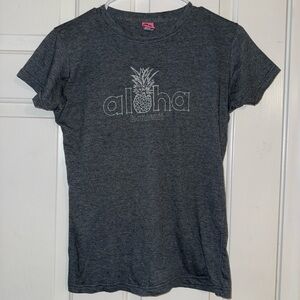 Women’s Heather Gray Aloha Hawaii T-Shirt- Size M